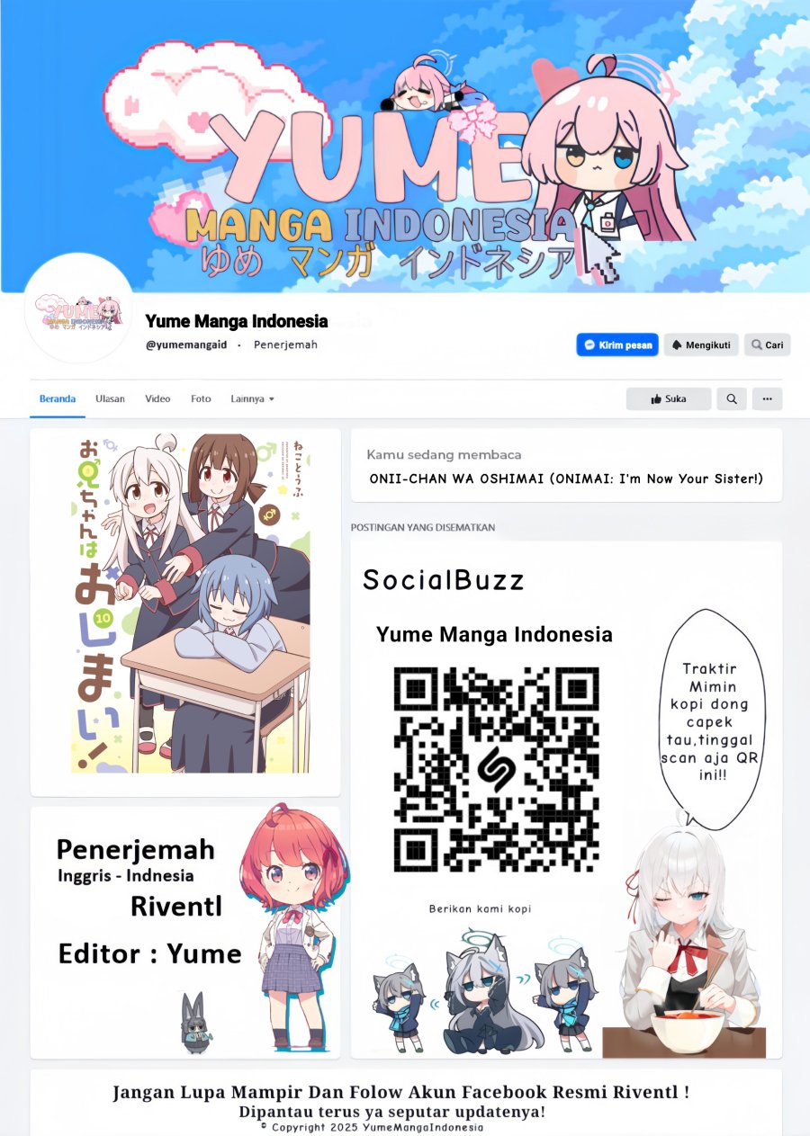 Dilarang COPAS - situs resmi www.mangacanblog.com - Komik onii chan wa oshimai 108 - chapter 108 109 Indonesia onii chan wa oshimai 108 - chapter 108 Terbaru 1|Baca Manga Komik Indonesia|Mangacan